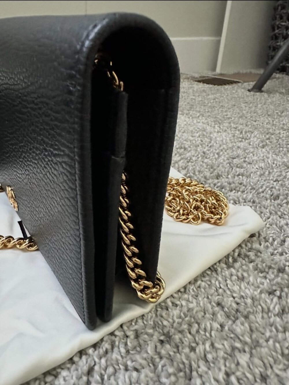 Gucci GG Marmont wallet on chain Black MSRP $1,150 - Picture 6 of 16